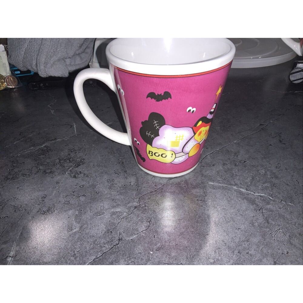 Halloween Boo Mug Vintage - Coffee Mug - Spooky - Trick Or Treat - .
